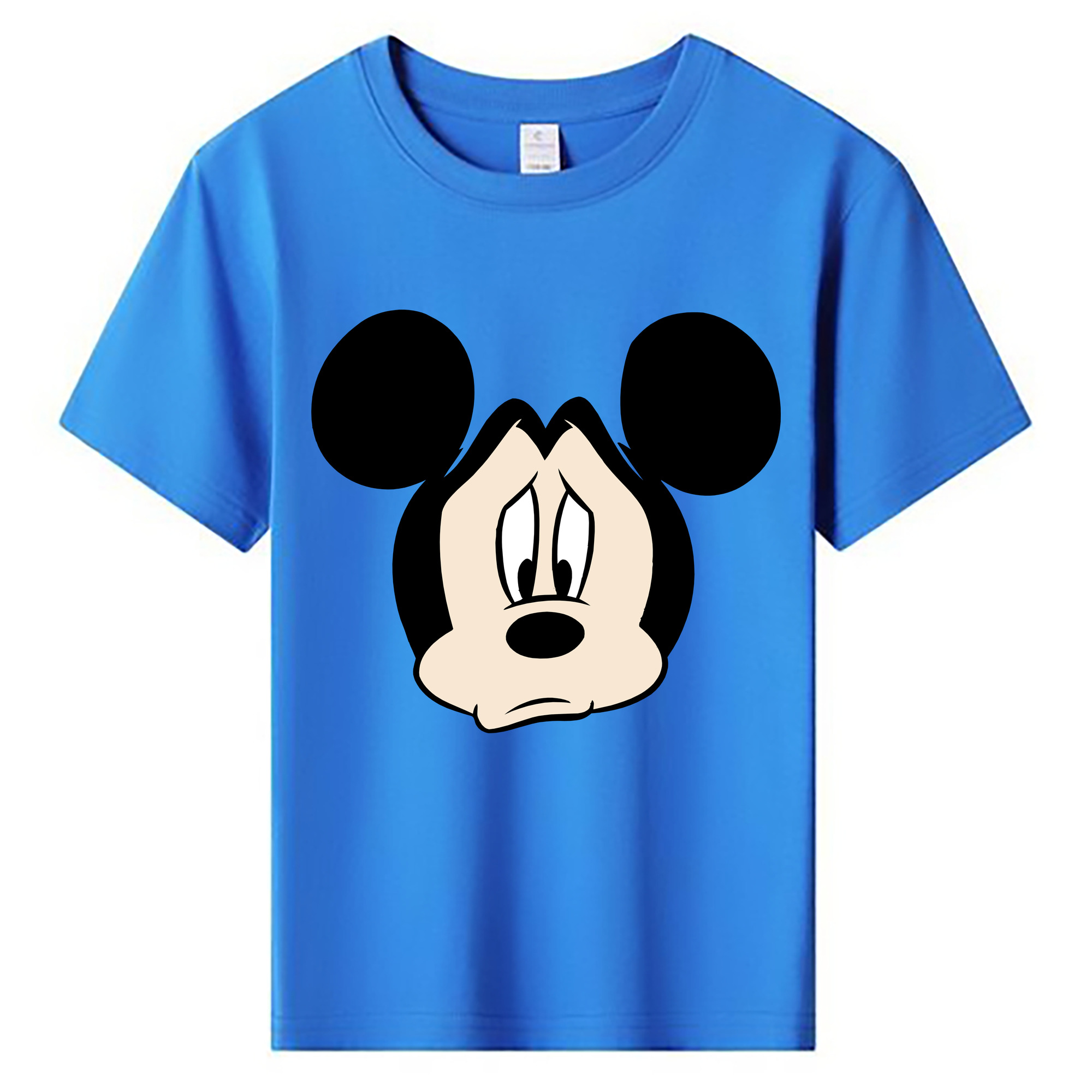 ミッキーマウス Mickey Mouse 綿100％キッズTシャツ（フロントプリント）